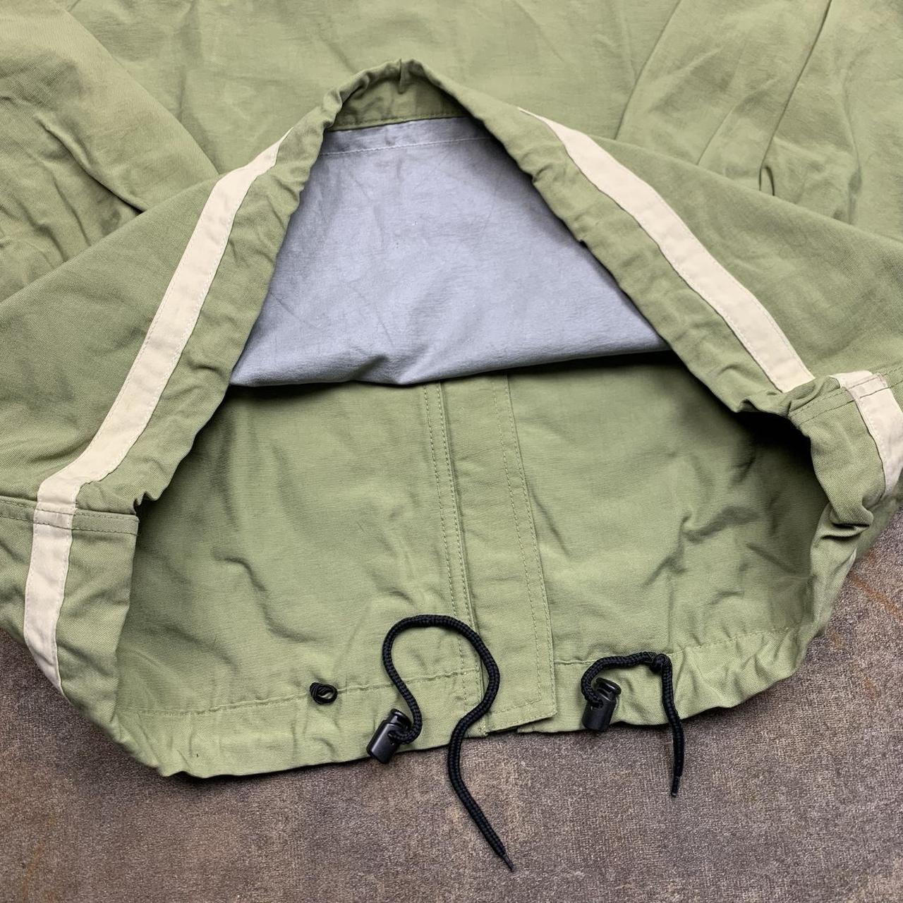 Rip Curl 90s graphic green boxy zip track jacket