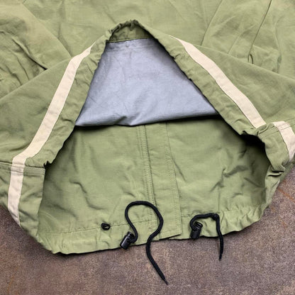 Rip Curl 90s graphic green boxy zip track jacket