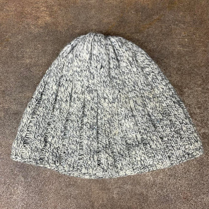 Fox Racing 00s fleece white grey beanie
