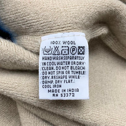 French Connection 00s cream wool zip sweater