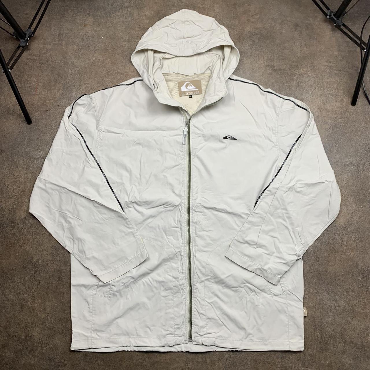 Quiksilver 90s white cream utilised jacket