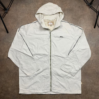 Quiksilver 90s white cream utilised jacket