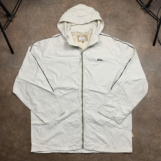 Quiksilver 90s white cream utilised jacket