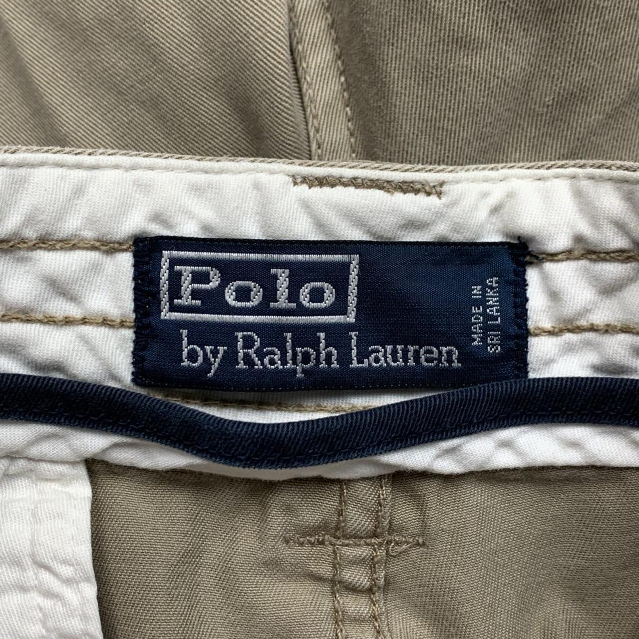 Polo Ralph Lauren 00s beige baggy cargo shorts