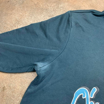 O'Neill 00s blue graphic boxy hoodie