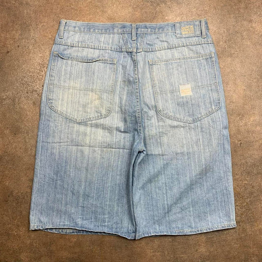 Marithé + François Girbaud 00s baggy pale blue jorts