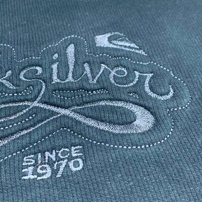 Quiksilver 90s black graphic knit jumper