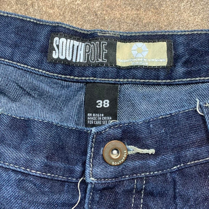 Southpole 00s baggy navy carpenter denim jeans