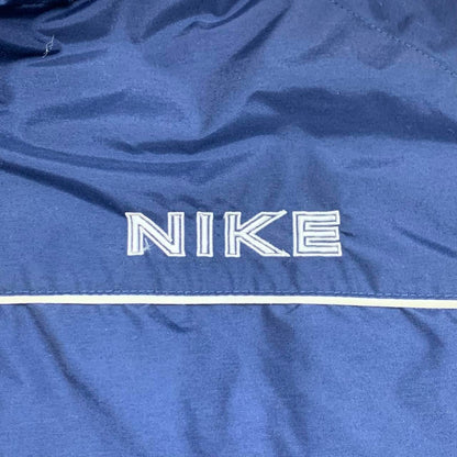 Nike 00s navy white puffer jacket