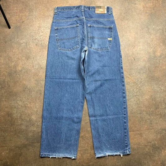 Southpole 00s baggy navy blue jeans