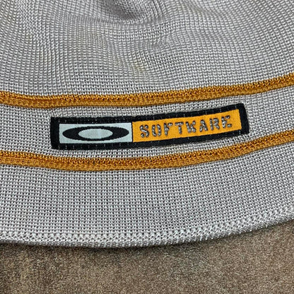 Oakley Software 90s graphic grey lined beanie