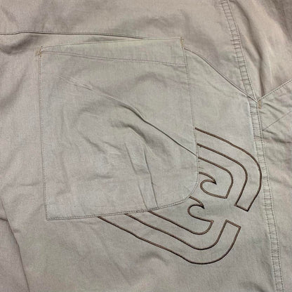 Billabong 00s beige graphic baggy cargo shorts