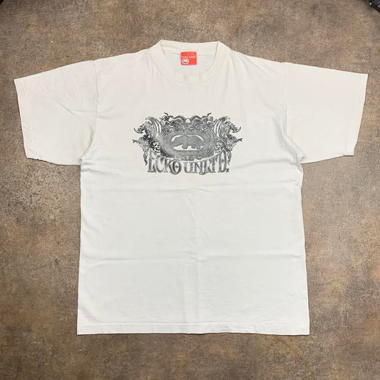 Ecko Unltd. 00s white boxy graphic tee