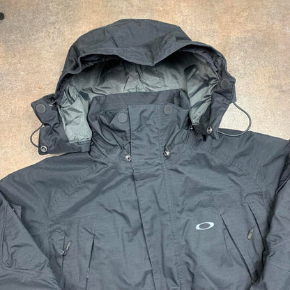Oakley 00s utilised gorpcore black jacket