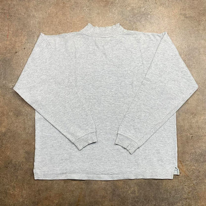 Quiksilver 90s graphic light grey sweater