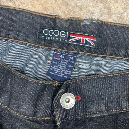 Coogi 00s graphic navy denim jeans