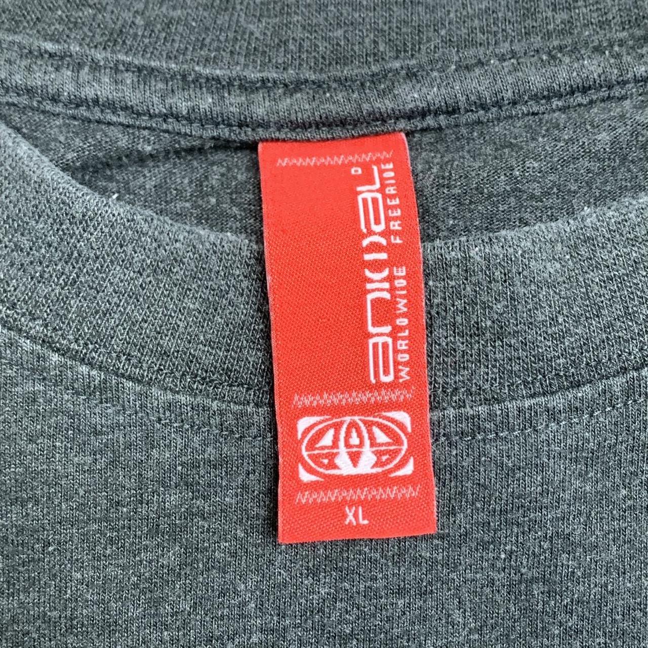 Animal 00s grey graphic long sleeve tee