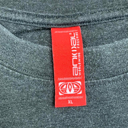 Animal 00s grey graphic long sleeve tee