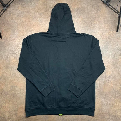 DC Shoes 00s black green graphic boxy zip hoodie