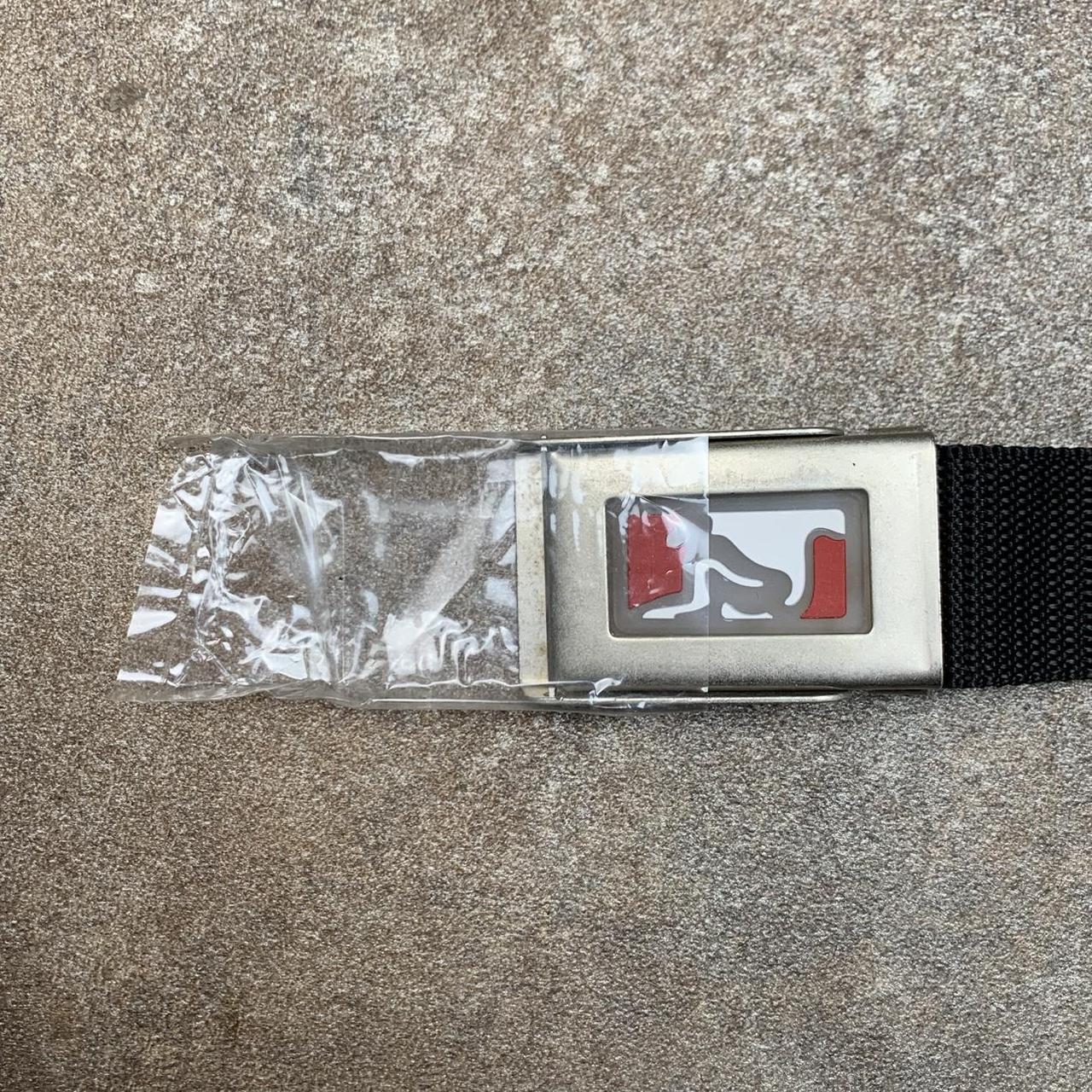 Drunknmunky 00s black webbed buckle belt