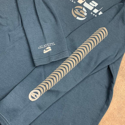 O'Neill 00s navy blue graphic sweatshirt