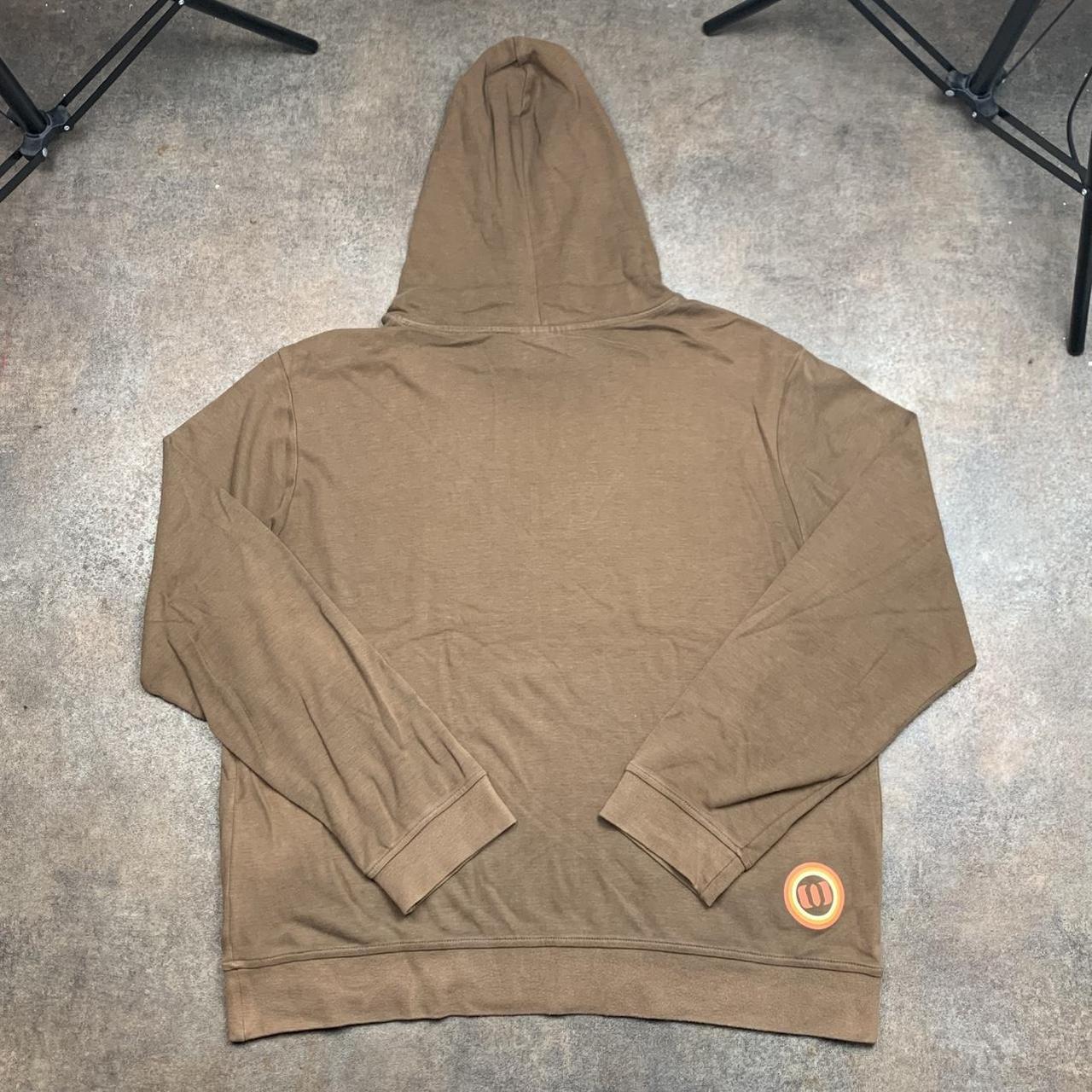 Animal 00s brown graphic boxy hoodie