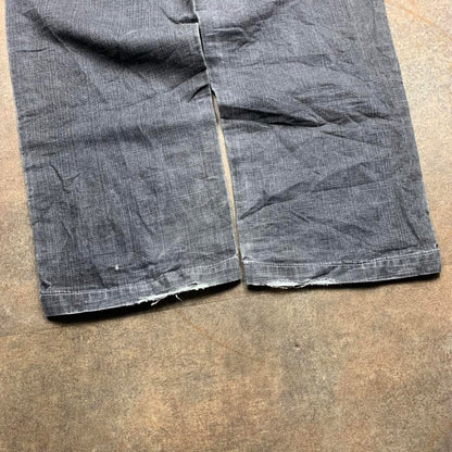 Southpole 00s graphic grey baggy grunge denim jeans