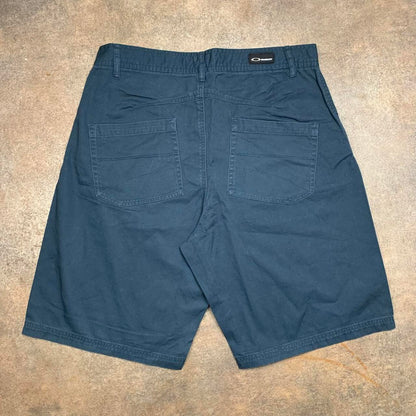 Oakley Software 00s navy baggy denim shorts