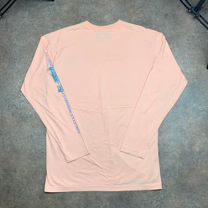 Oakley 00s pink graphic long sleeve tee