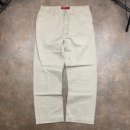 Oakley Software 00s cream beige baggy jeans