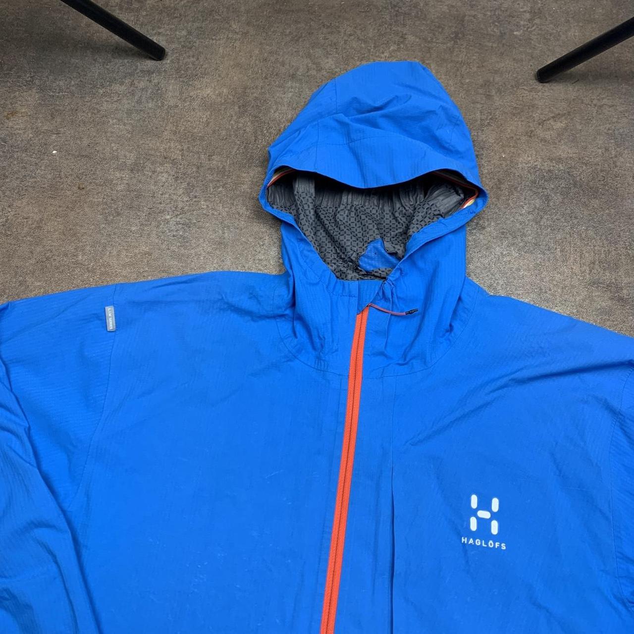 Haglöfs blue utilised lined jacket