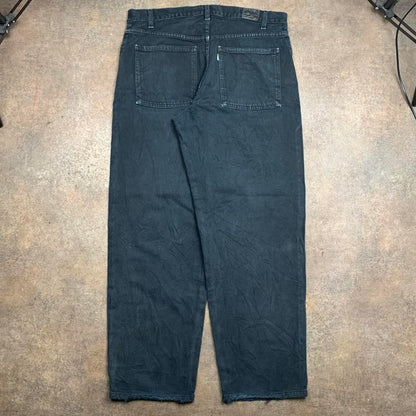 Levi’s Silvertab 90s baggy black denim jeans