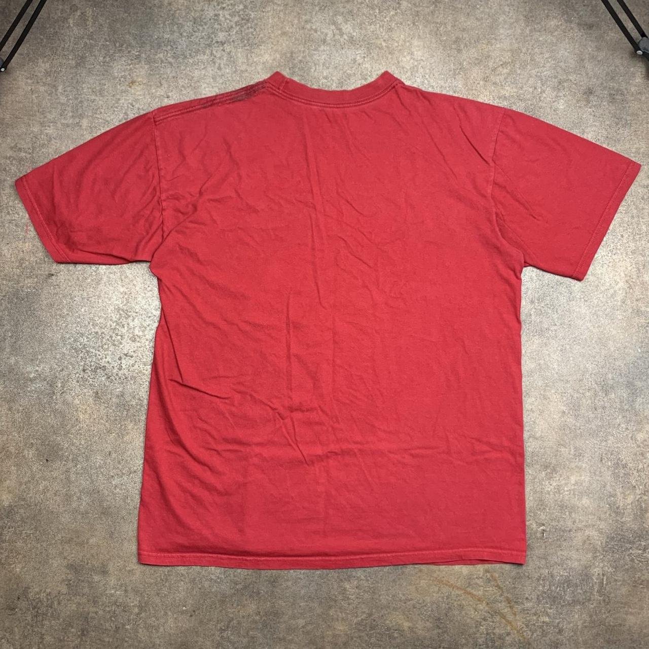Billabong 90s red cut and sew graphic tee