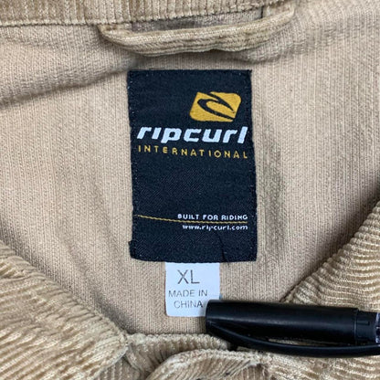 Rip Curl 90s corduroy tan shirt jacket
