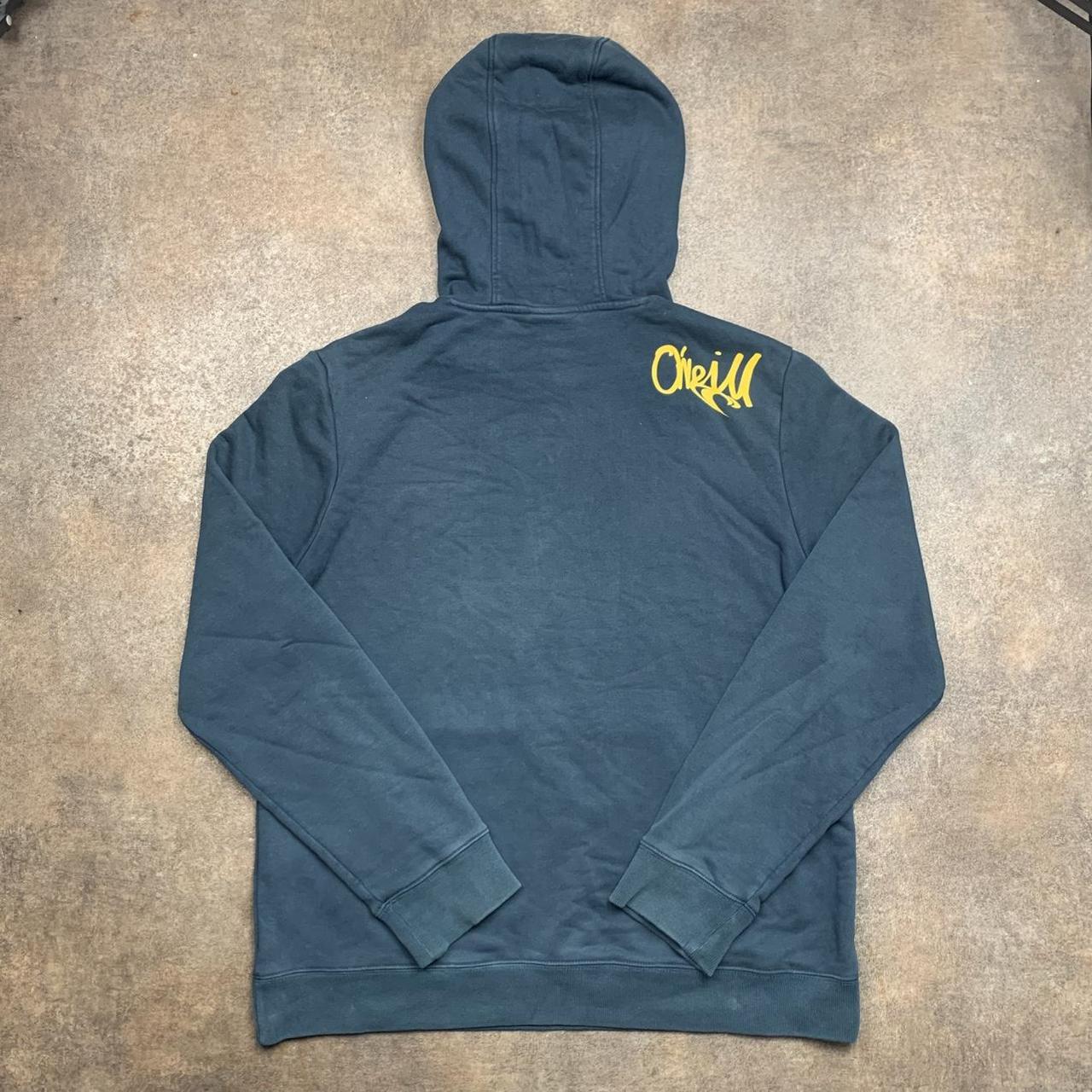 O'Neill 00s blue graphic boxy hoodie