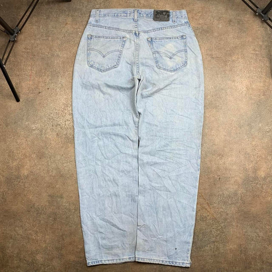Levi’s Silvertab 00s baggy pale blue denim jeans