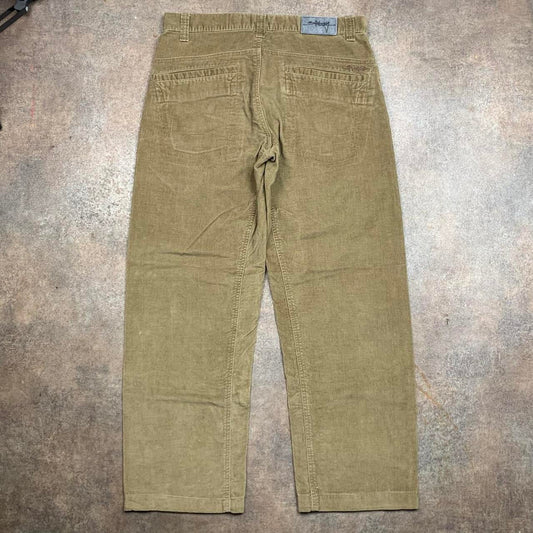 Billabong 00s baggy brown beige brushed jeans