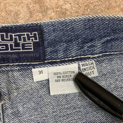 Southpole 00s graphic blue denim jeans