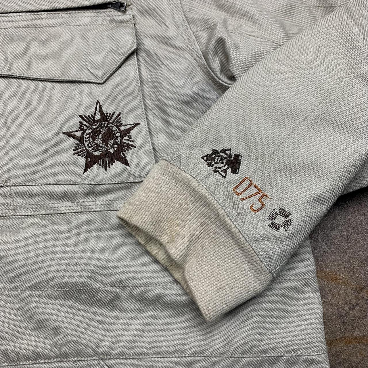 Oakley 00s zip beige cream workwear jacket