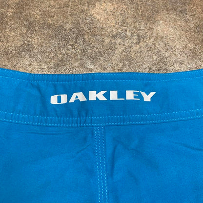 Oakley Software 00s blue baggy boardshorts