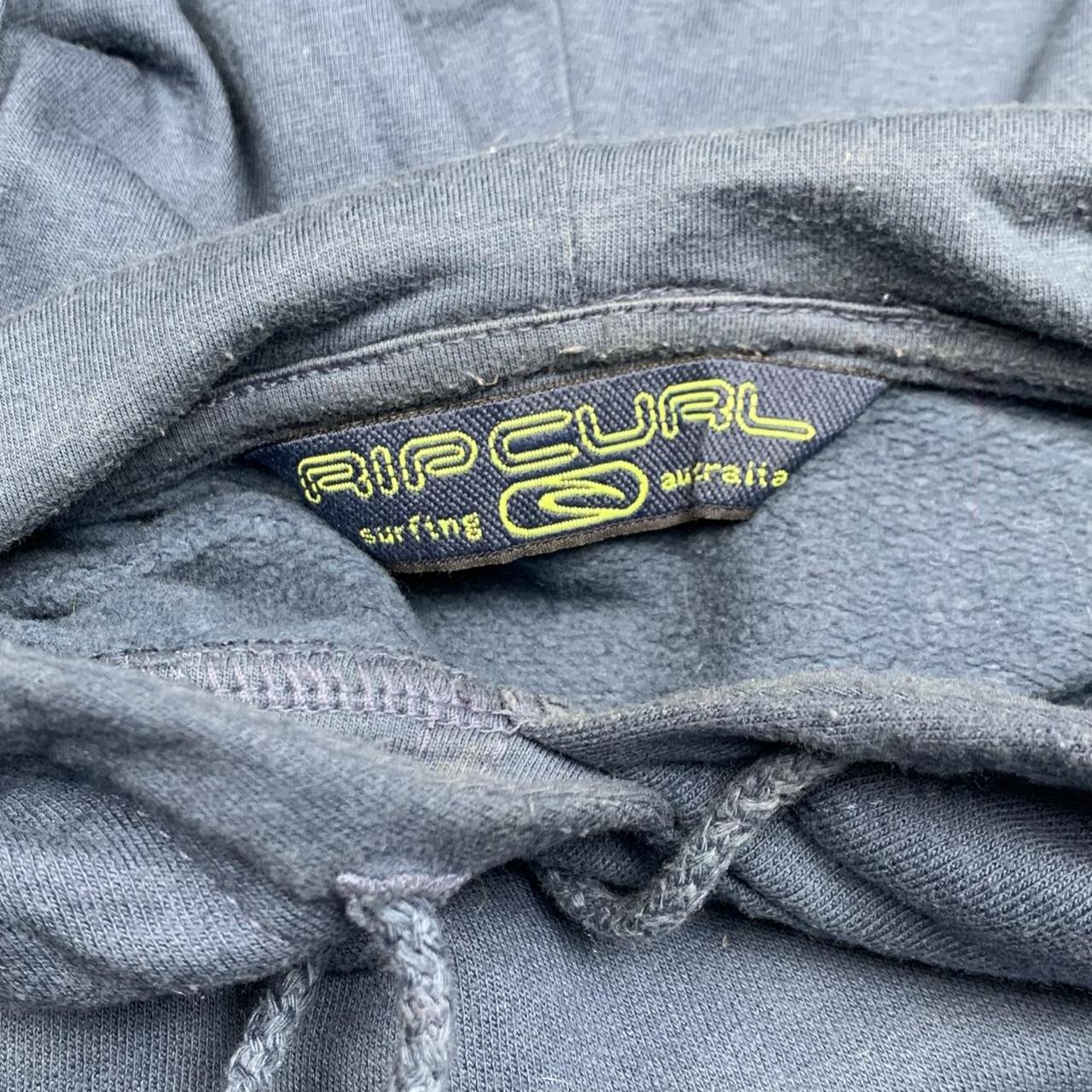 Rip Curl 00s blue baggy graphic hoodie
