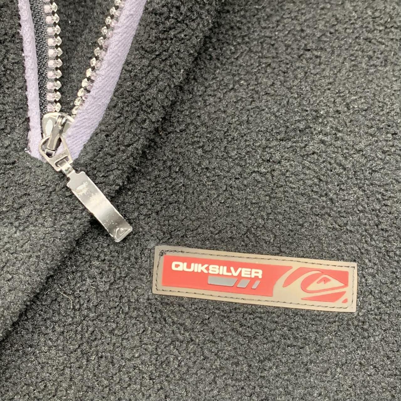 Quiksilver 90s black fleece sweater