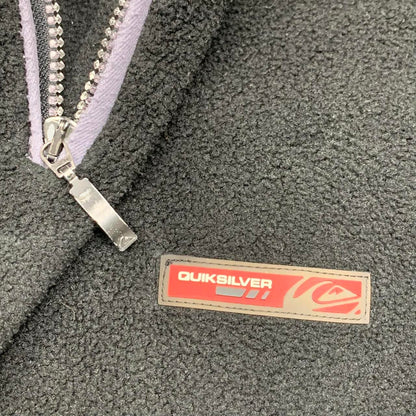 Quiksilver 90s black fleece sweater