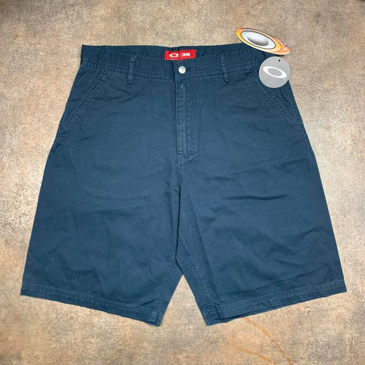 Oakley Software 00s navy baggy denim shorts