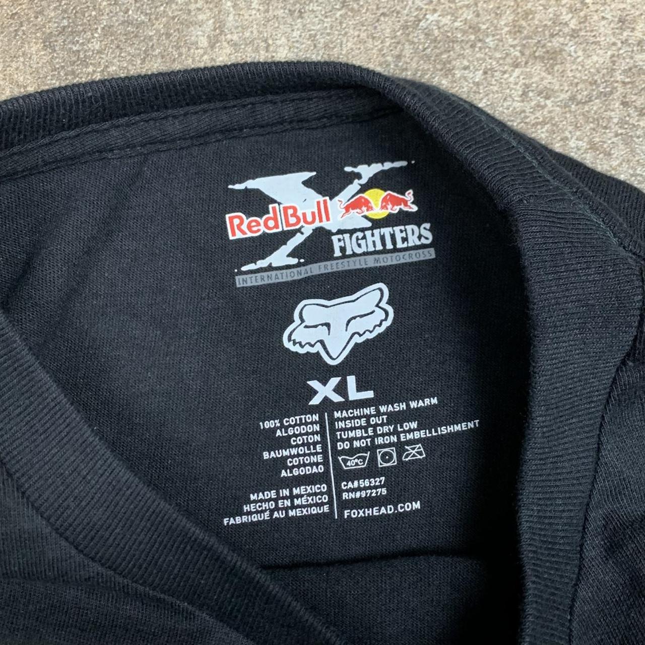 Fox Racing x Red Bull 00s graphic black tee