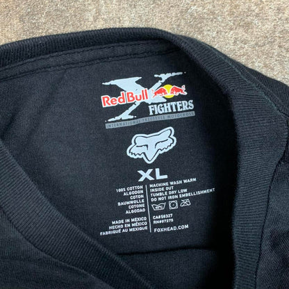 Fox Racing x Red Bull 00s graphic black tee