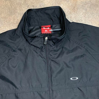 Oakley Software 00s black grey logo track jacket