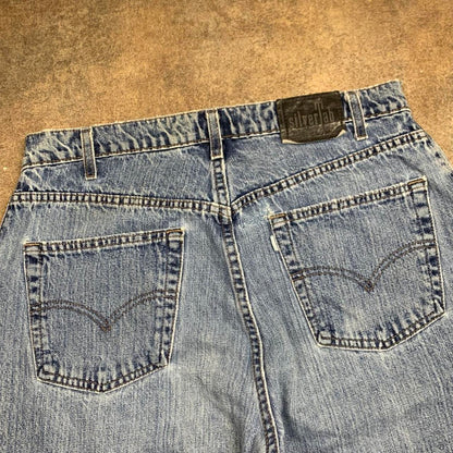 Levi’s Silvertab 90s baggy blue faded denim jeans