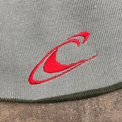 O’Neill 00s reversible grey brown graphic beanie