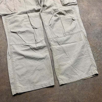 Oakley 00s baggy cream cargo trousers